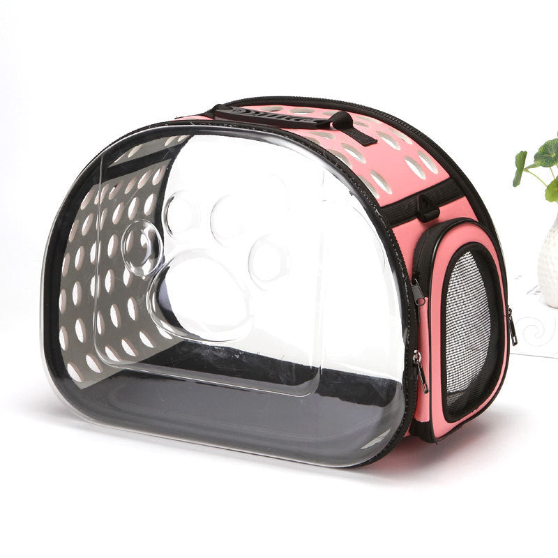 PrettyPets™ - Travel Transparent Cat Carrier Bag