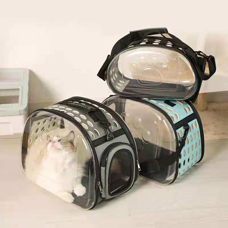 PrettyPets™ - Travel Transparent Cat Carrier Bag