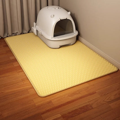 PrettyPets™ - EVA Double Layer Cat Litter Box Mat